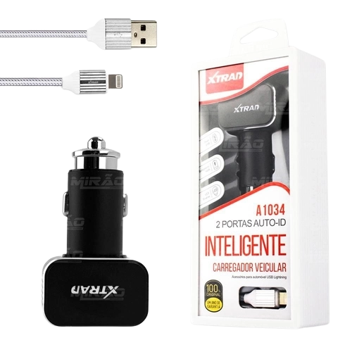  - Carregador de carro - XTRAD    Cod. A1034 5G